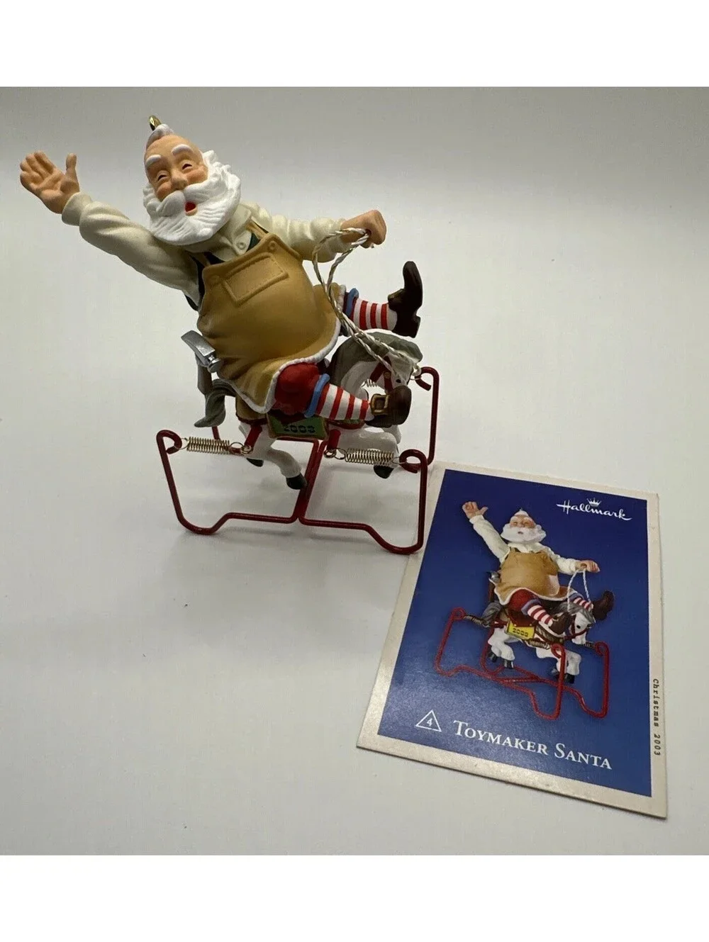 2003 Hallmark Keepsake Ornament – Toymaker Santa (4th in Series)